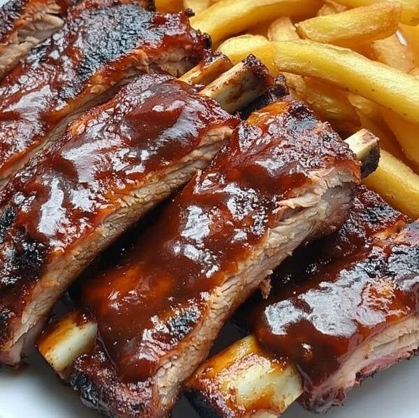 Costillas al carbón