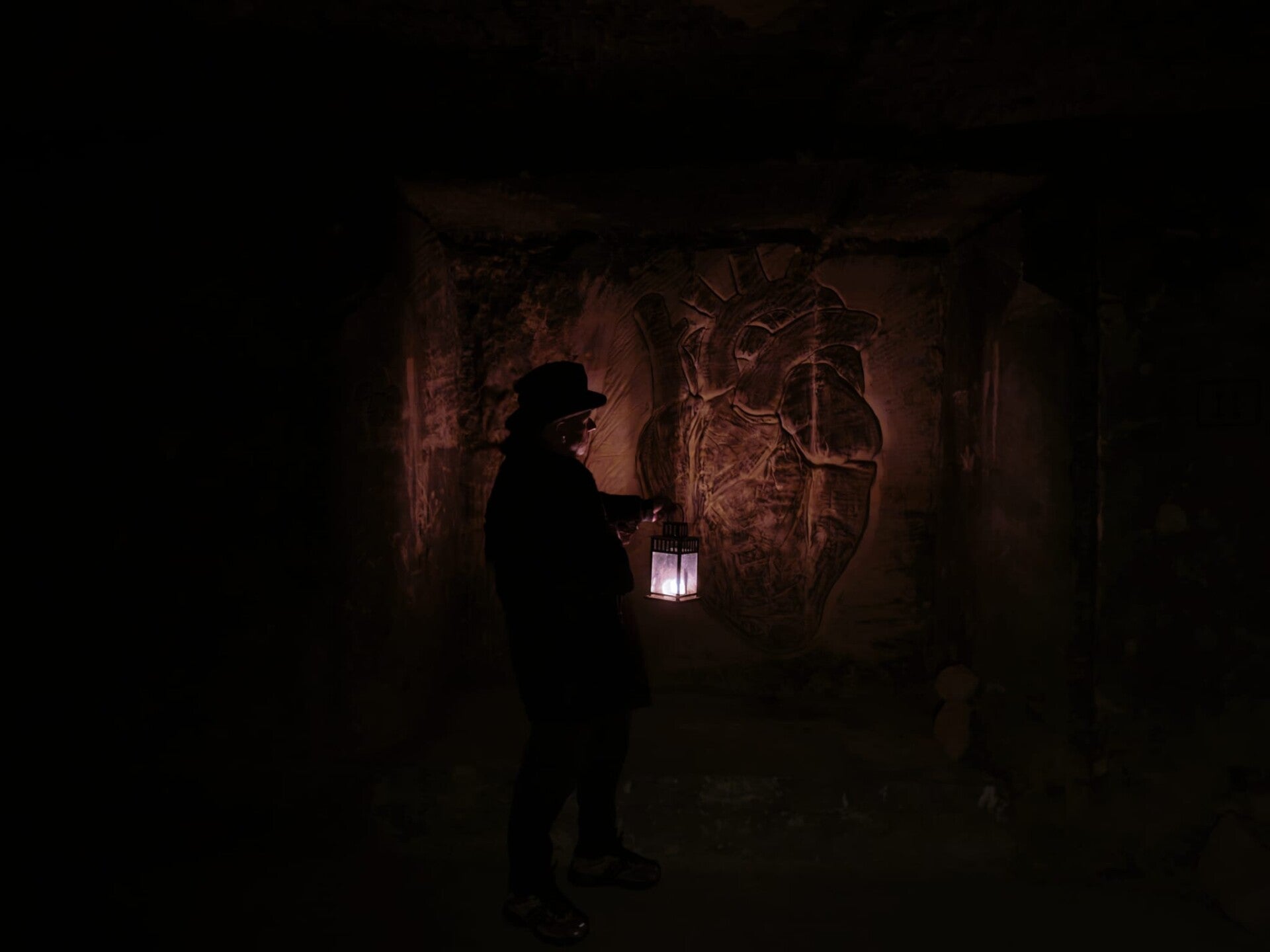 Scrooge in de grotten van Valkenburg