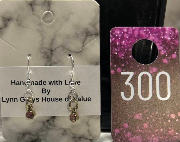 Dangling Rhinestone Earrings
