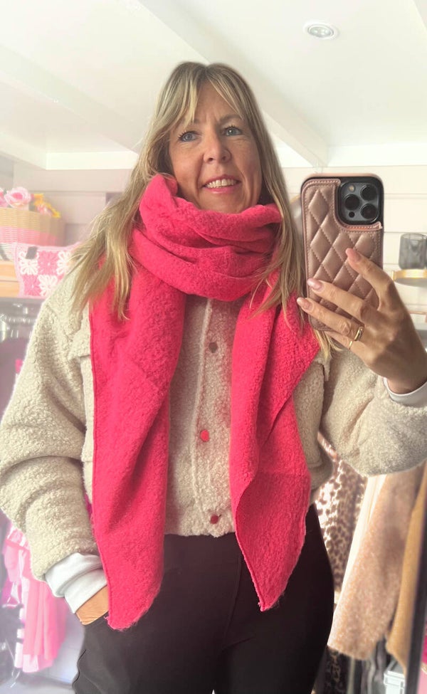Wintersjaal Baby roze