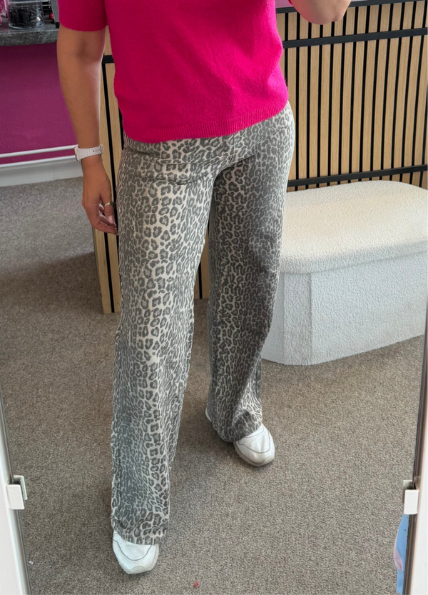Panterjeans Tall extra lang Leopard