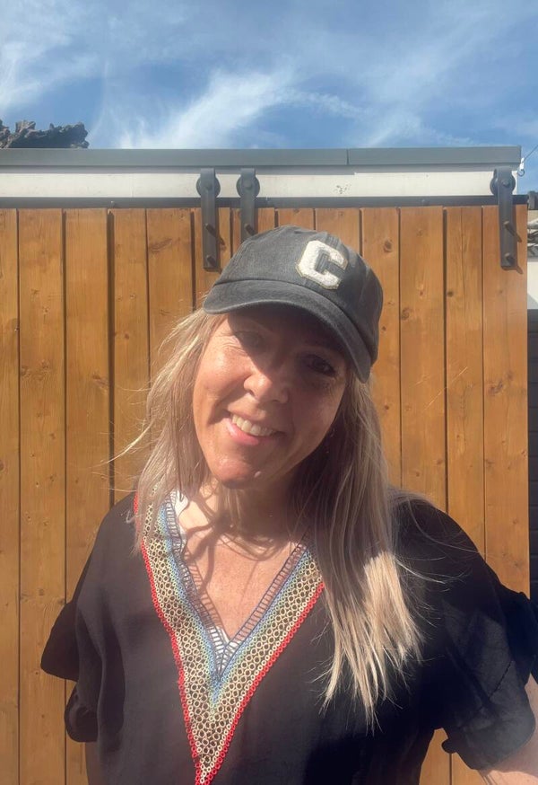 Pet vintage zwart Letter C