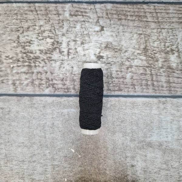 Elastisch naaigaren 0.5mm zwart
