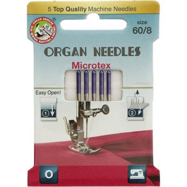Organ Needles eco-pack microtex 5 naalden 60-08