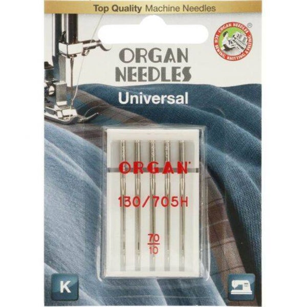 Organ Needles universeel 5 naalden 70-10