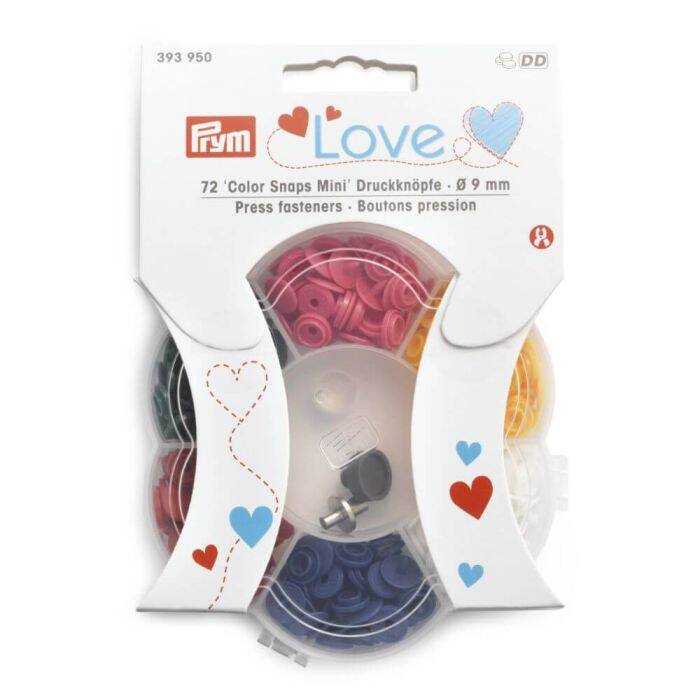 Prym Love drukknopen, kamsnaps assortiment