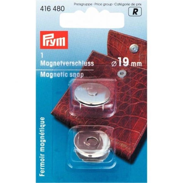 Prym magneetsluiting 19mm zilver