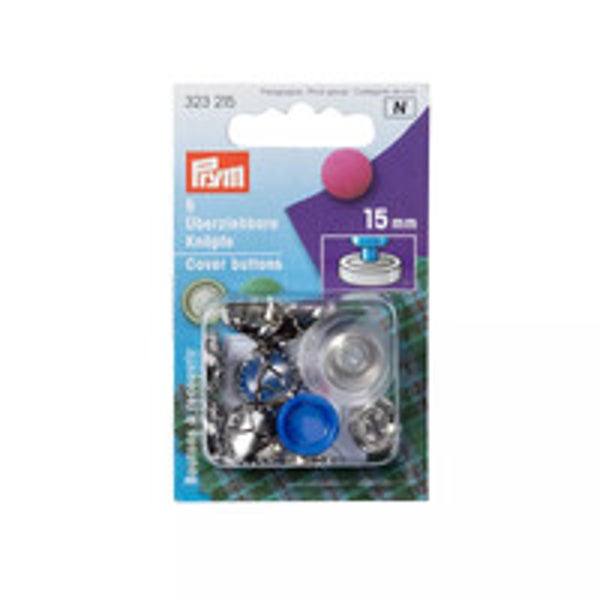 Prym stofknopen met matrijs 15mm goud