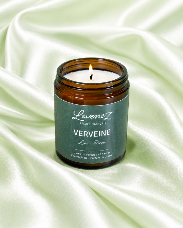 Bougie Voyage - Verveine, inspirée de l'énergie des marchés de Lima - 180g