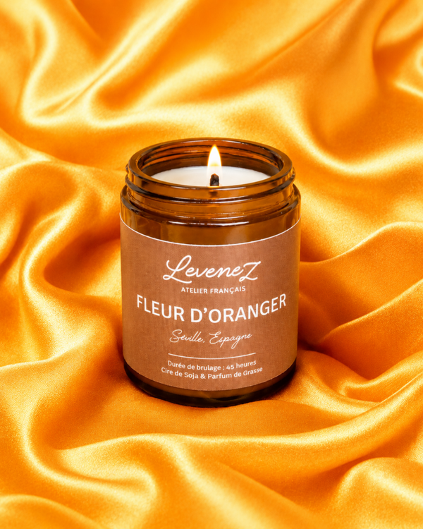 Bougie Voyage - Fleur d'Oranger, inspirée du soleil de Séville - 180g