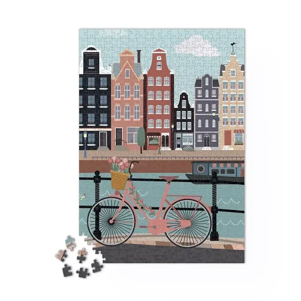 Puzzle Pédalons au fil de l'eau - 1000 pièces