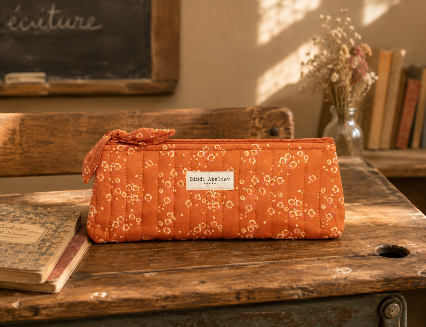 Trousse crayons Itsi Rouille