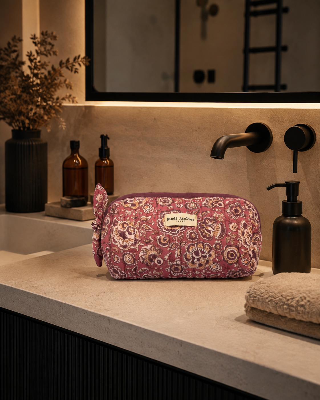 Trousse de maquillage Garda Framboise