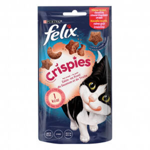 Felix Crispies met zalm- & forelsmaak  180 gr.