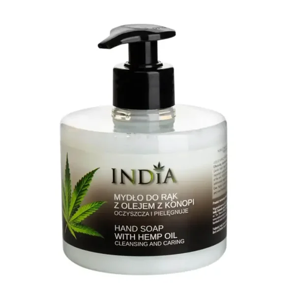 Sapone liquido per le mani all'olio di canapa