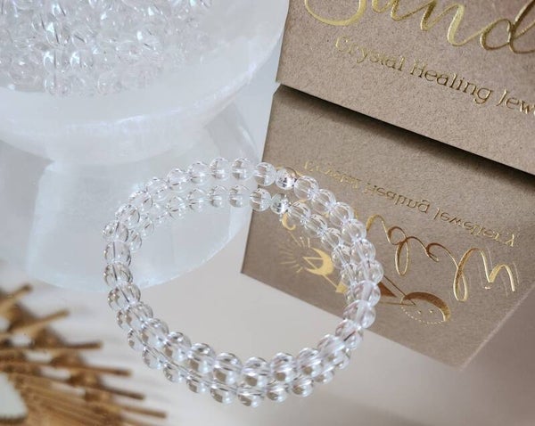 Clear Quartz Stone Bracelet