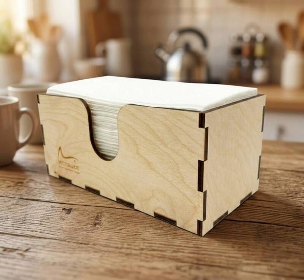 Design-Serviettenhalter aus Holz — Exklusivität für Ihren Tisch