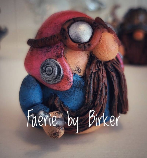 VERKOCHT - Barebutt Gnomie Harry - OOAK