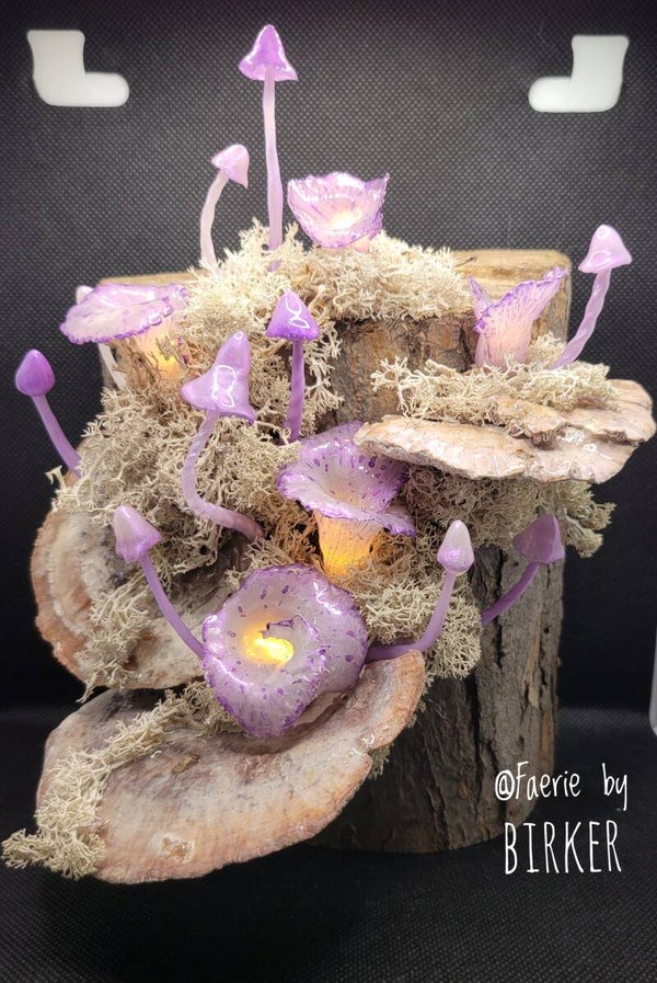 FCL013 - Mushroom Faerie Lights - OOAK