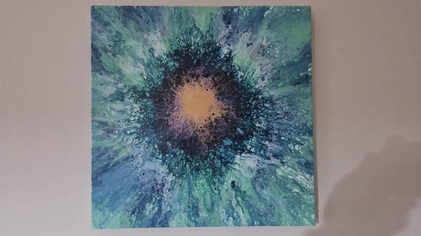 Green Explosion 50X50cm