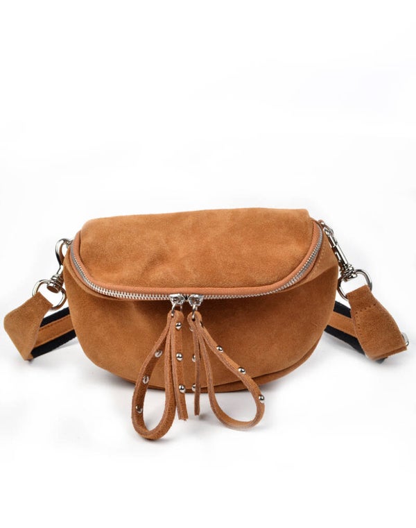 Suede heuptas camel