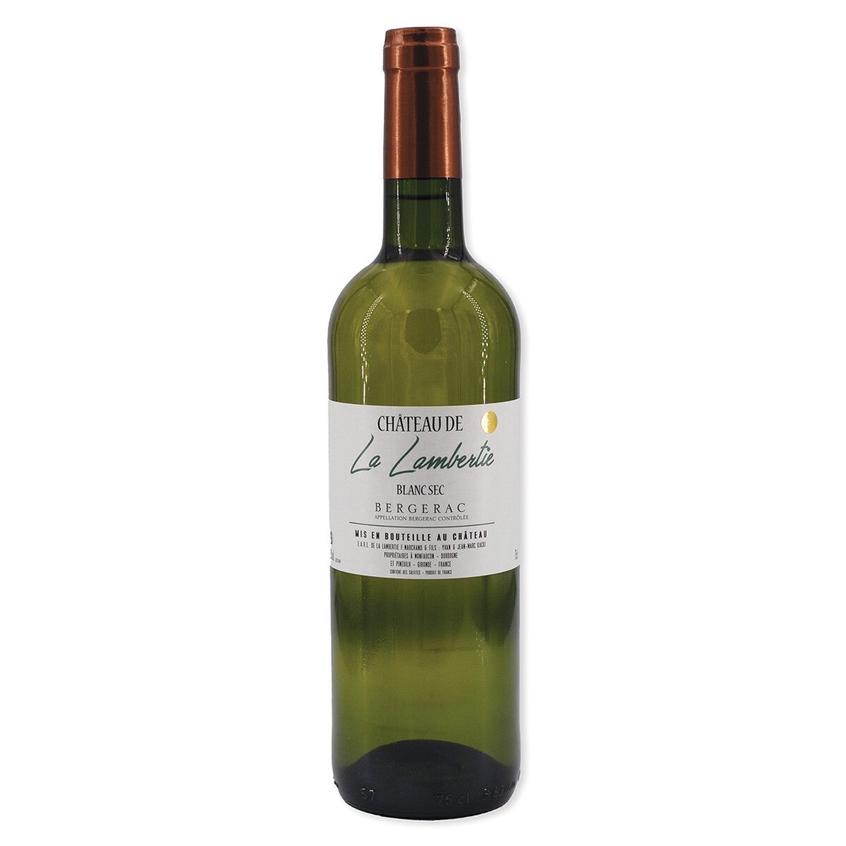 Château de la Lambertie Bergerac blanc sec boisé AOC