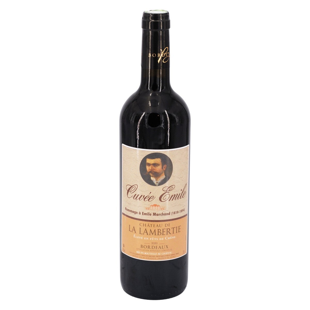Château de la Lambertie Bordeaux rouge AOC millésime 2020 - Cuvée Émile