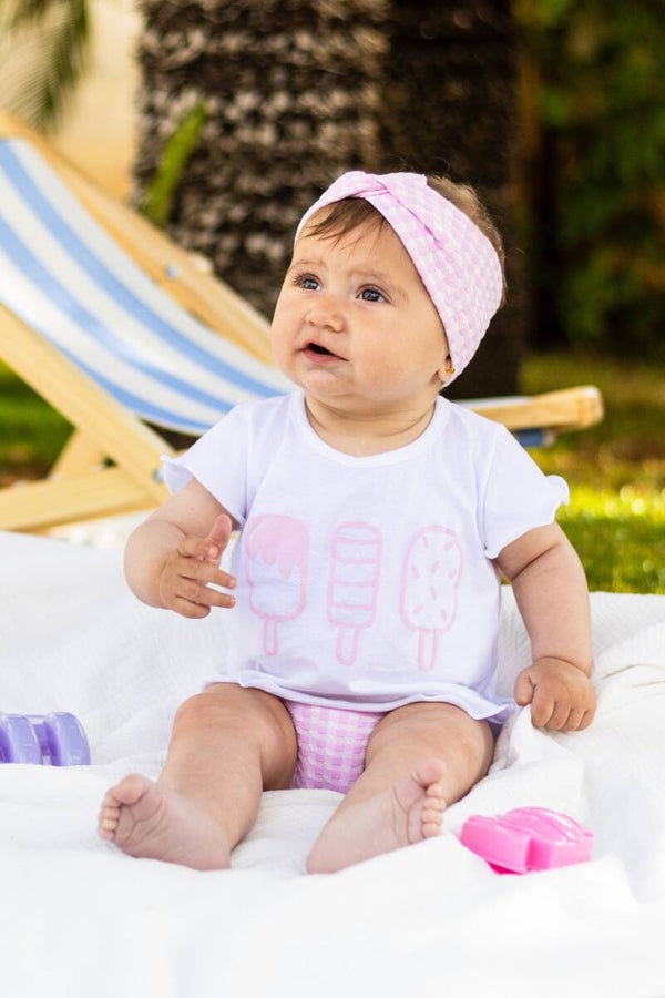 Conjunto baño niña Vichy