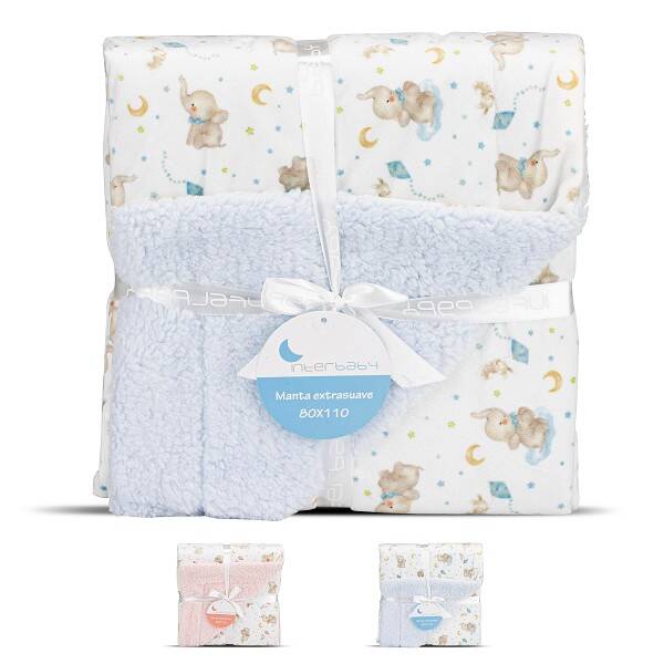 Interbaby Manta con borrego elefante