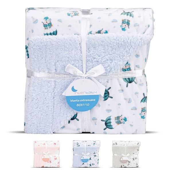 Interbaby Manta con borrego Paracaidista