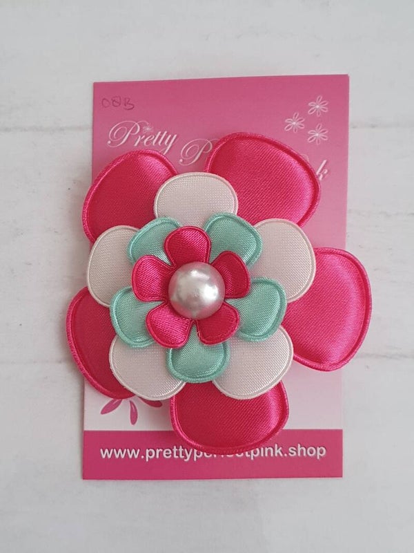 Alligator clip met bloem