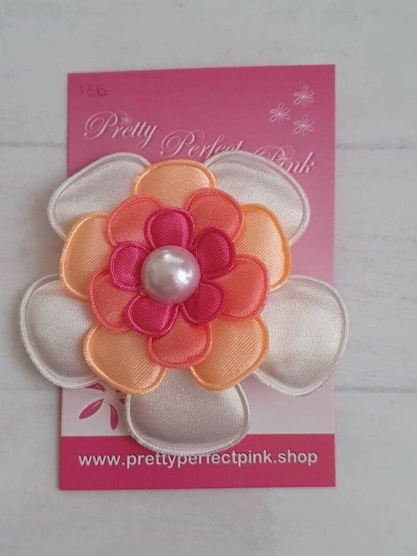 Alligator clip met bloem