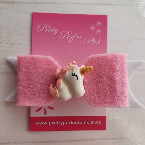 Haarstrik vilt met unicorn