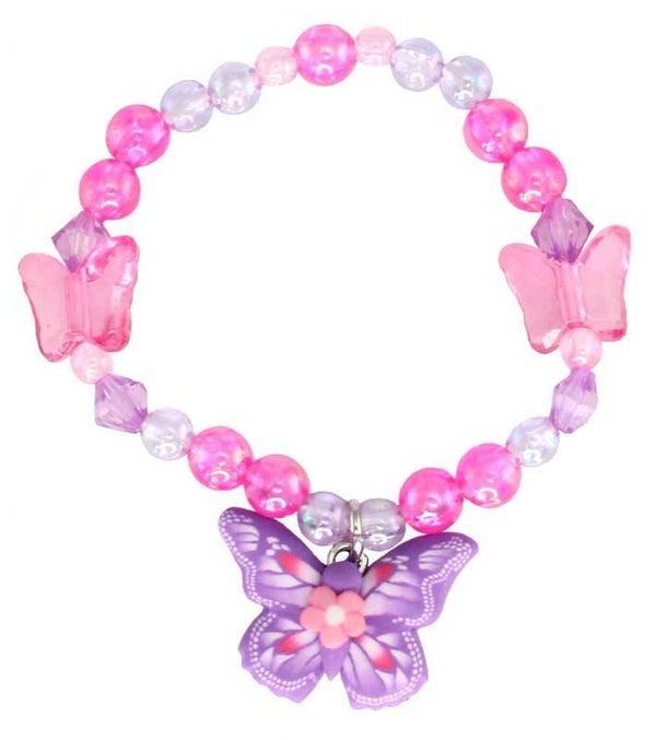 Armbandje met vlindertje
