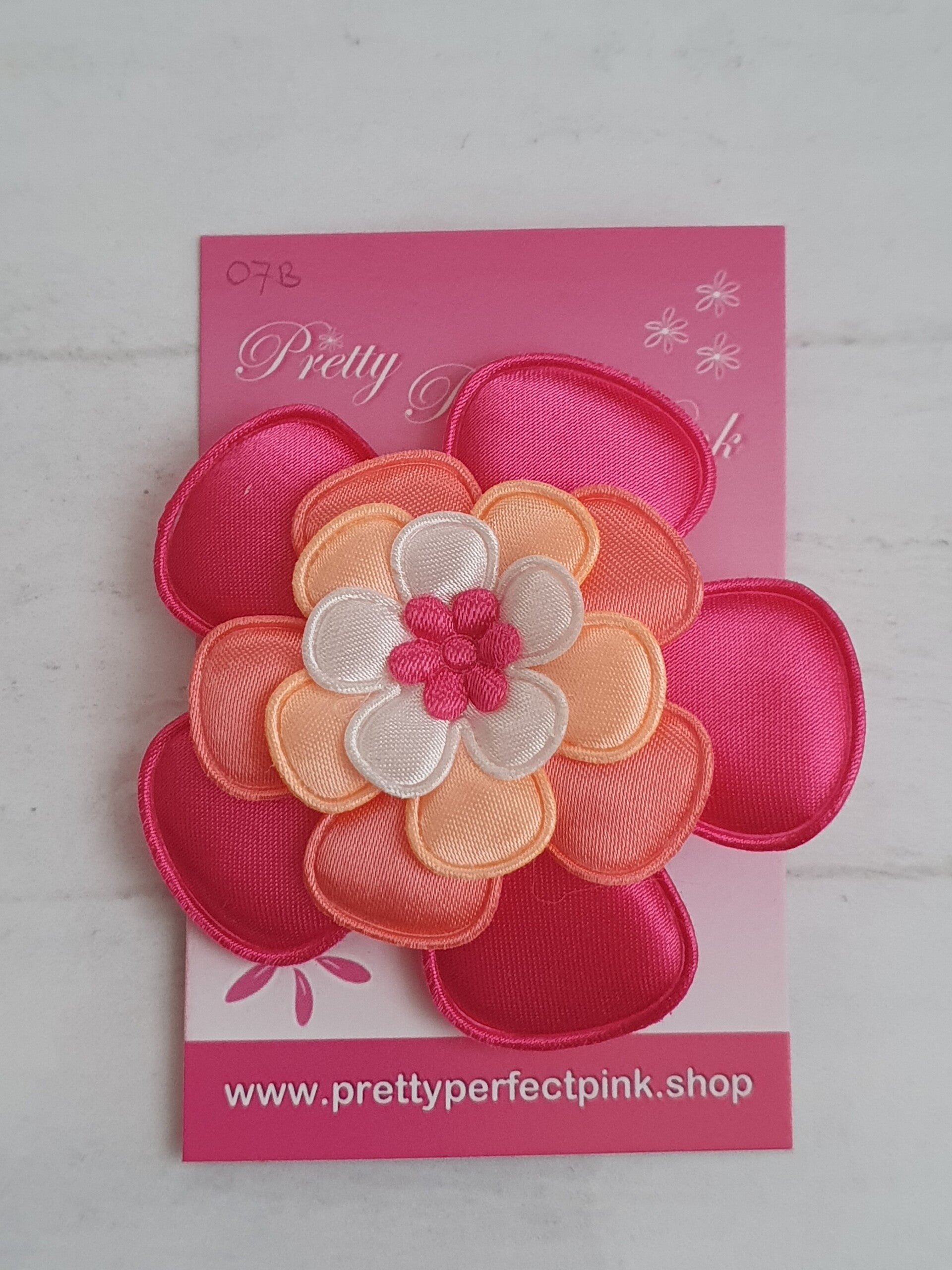 Alligator clip met bloem
