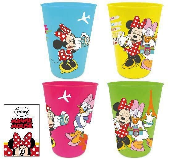 Plastic beker Minnie Mouse - blauw