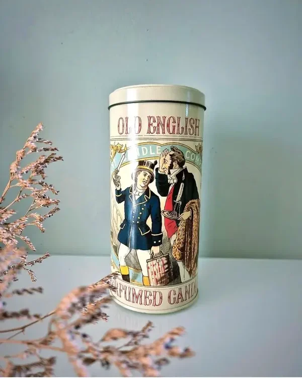 Blik "Old English Perfumed Candles"