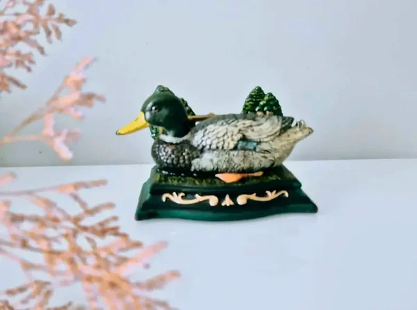 Vintage gietijzeren eenddeurstopper/brievenhouder