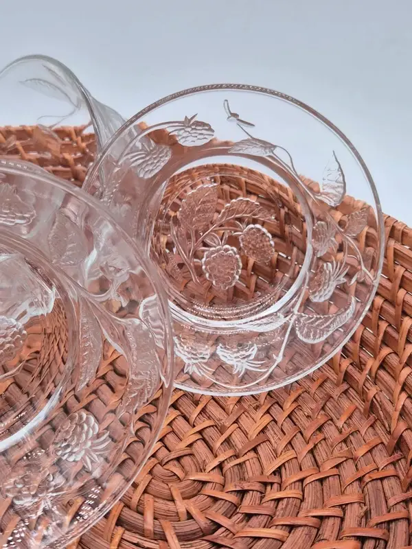 Set van 6 vintage Arcoroc glazen schaaltjes