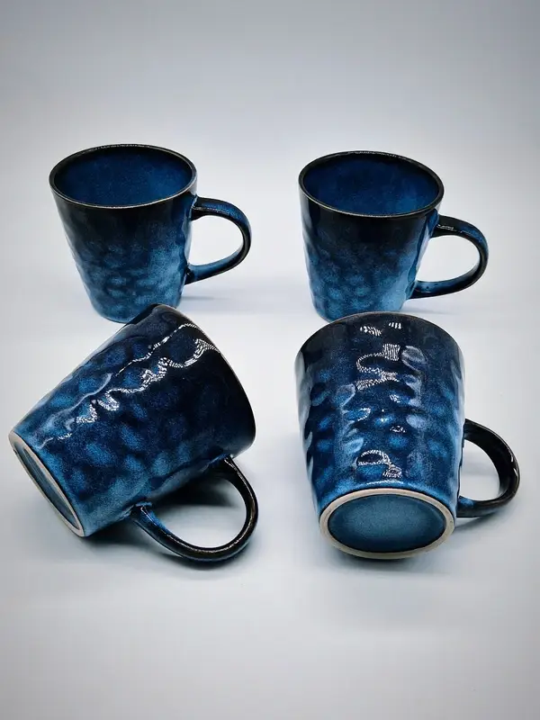 Set van 4 keramische mokken