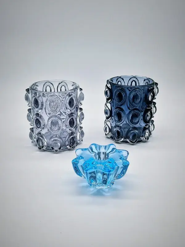 Set van drie kaarsenhouders