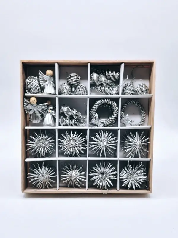 Set van 42 stuks kerstboomversiering