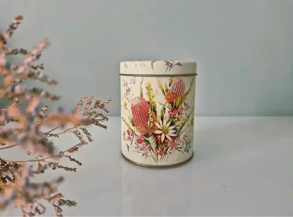 Vintage metalen blik