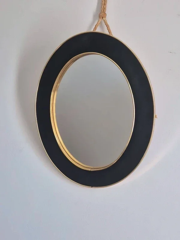 Mid-Century ovale spiegel