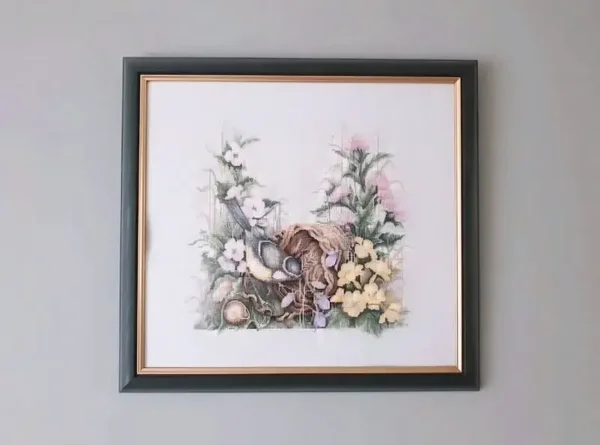 Marjolein Bastin "Vogel met Bloemen"