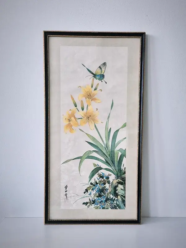 Chinees schilderij in de traditionele gongbi-stijl
