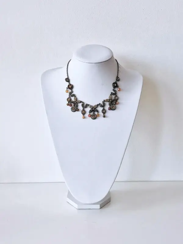 Vintage stijl bronzen ketting
