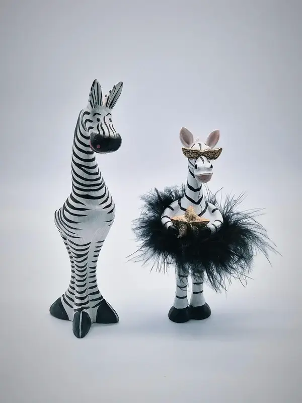 Decoratieve zebrafiguren