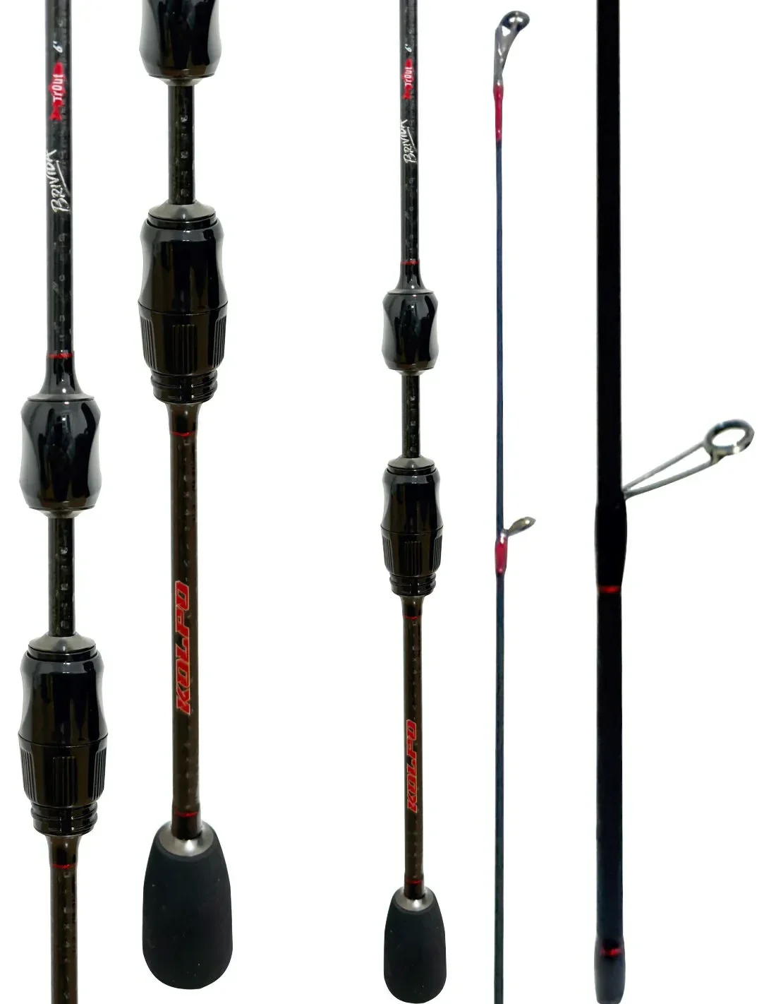 Kolpo Brivida Trout – Canna Spinning Trout Area 1,80m / 1,98m Carbonio Alto Modulo Azione 0,5–5g Anelli K-SiC