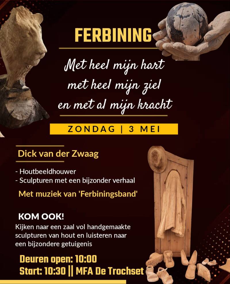 Flayer van de verbindingsdienst